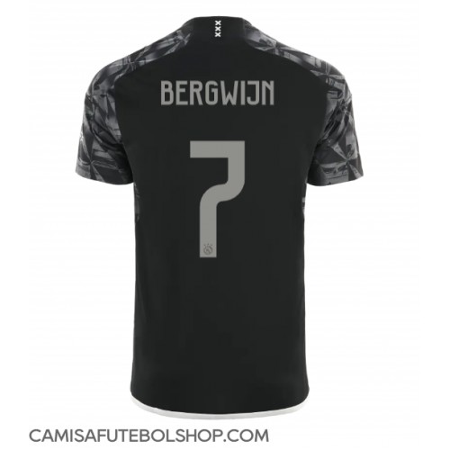 Camisa de time de futebol Ajax Steven Bergwijn #7 Replicas 3º Equipamento 2023-24 Manga Curta